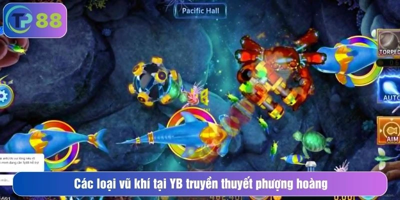 Các loại vũ khí tại YB truyền thuyết phượng hoàng