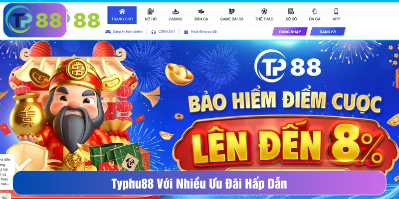 Typhu88 với nhiều ưu đãi hấp dẫn