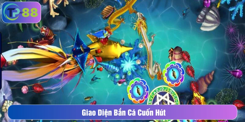 Giao diện game bắn cá đổi thưởng Typhu88 sắc nét, thu hút