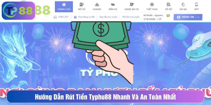 Hướng dẫn rút tiền